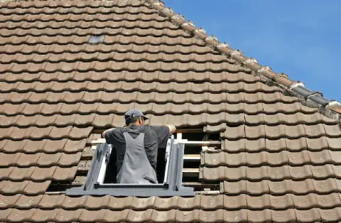 Pose de velux - Poligny